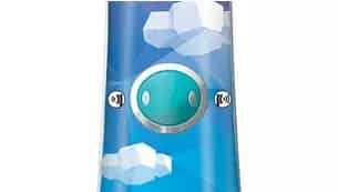 2 Kid-friendly power modes deliver a gentle, effective clean